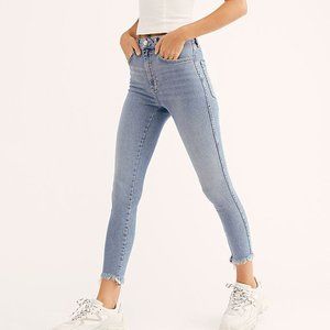 Free People Raw High-Rise Jegging